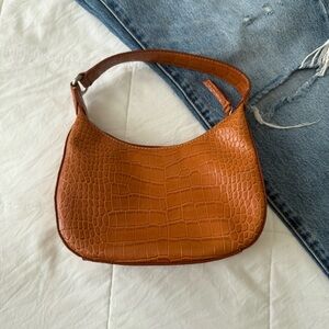Nine‎ West Mini Brown Leather Bag